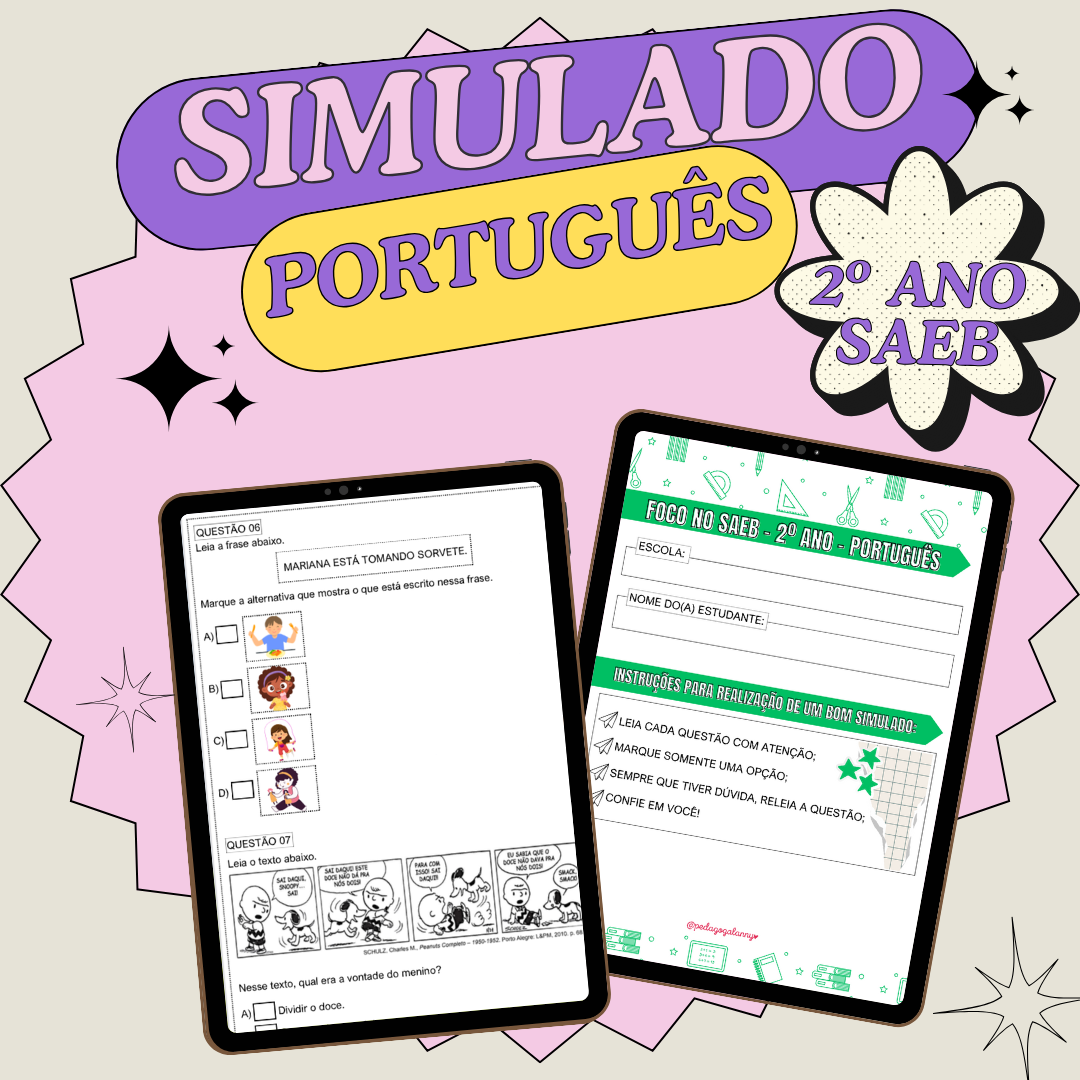 Simulado do SAEB - 2º Ano -  Português (Volume II)