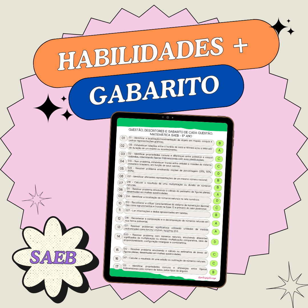 Simulado de matemática - 5º ano (SAEB) - Imagem 4