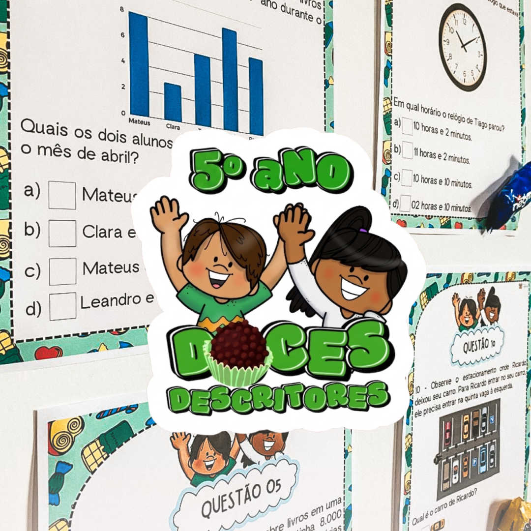 Doces descritores - 5º Ano (Português e matemática)