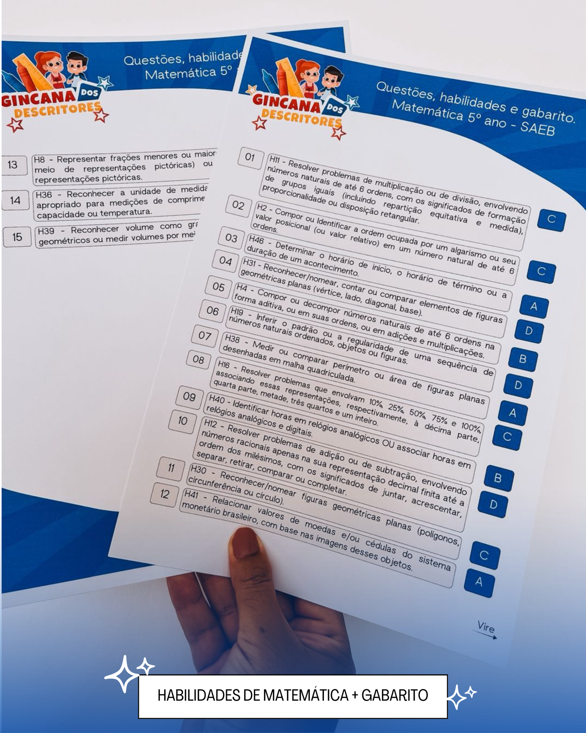 Gincana dos descritores 5º ano/SAEB (matemática) - Imagem 5