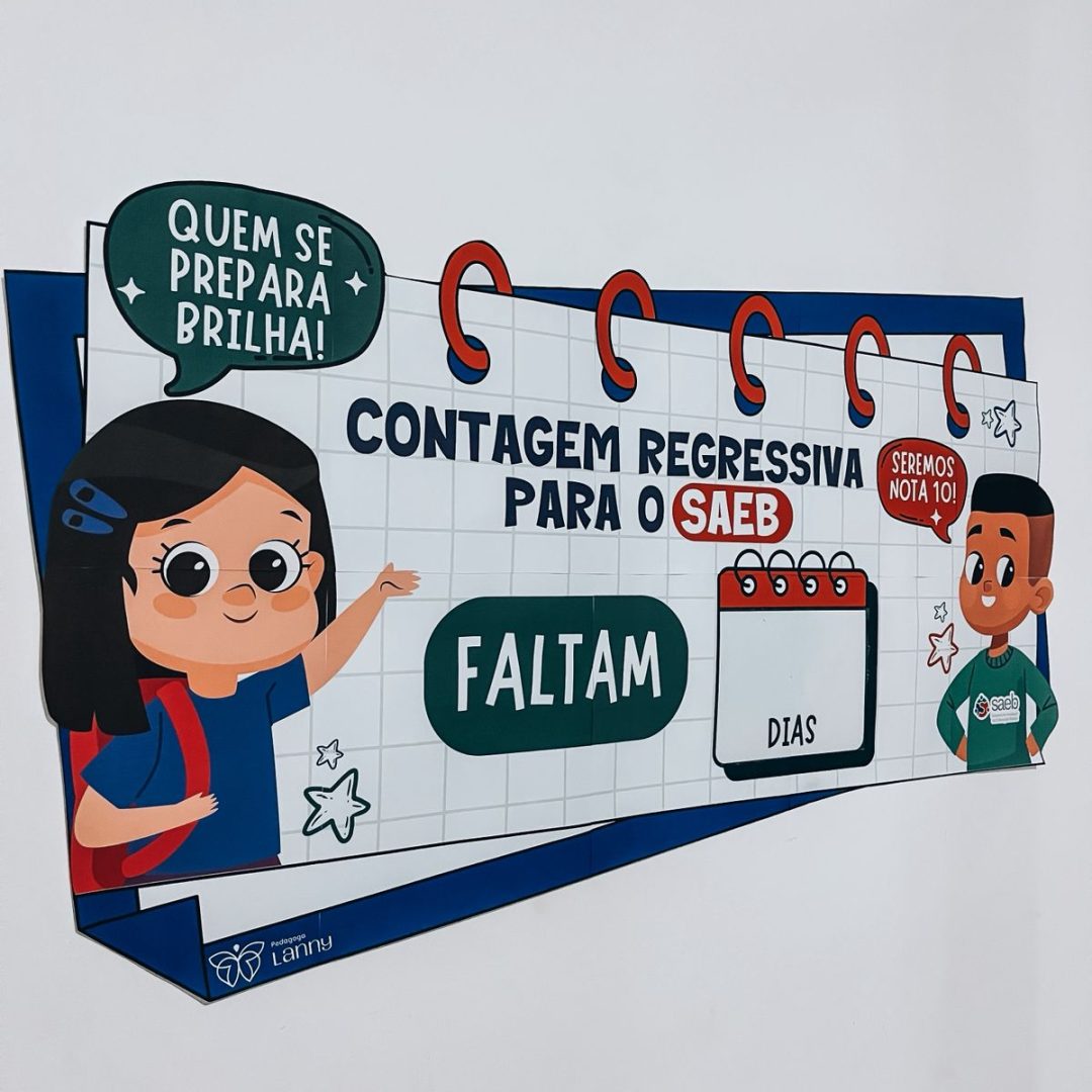 🎯 Mural de Contagem Regressiva para o SAEB 🎯