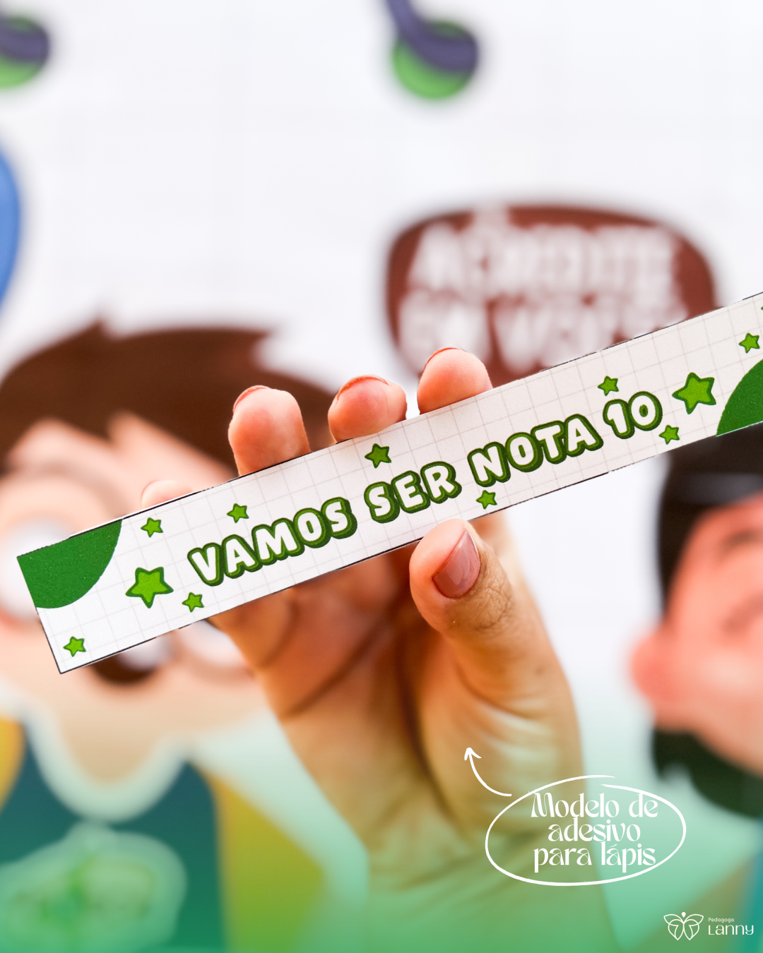 Contagem regressiva + card + adesivos para lápis - SPAECE (Sistema Permanente de Avaliação da Educação Básica do Ceará) - Imagem 7