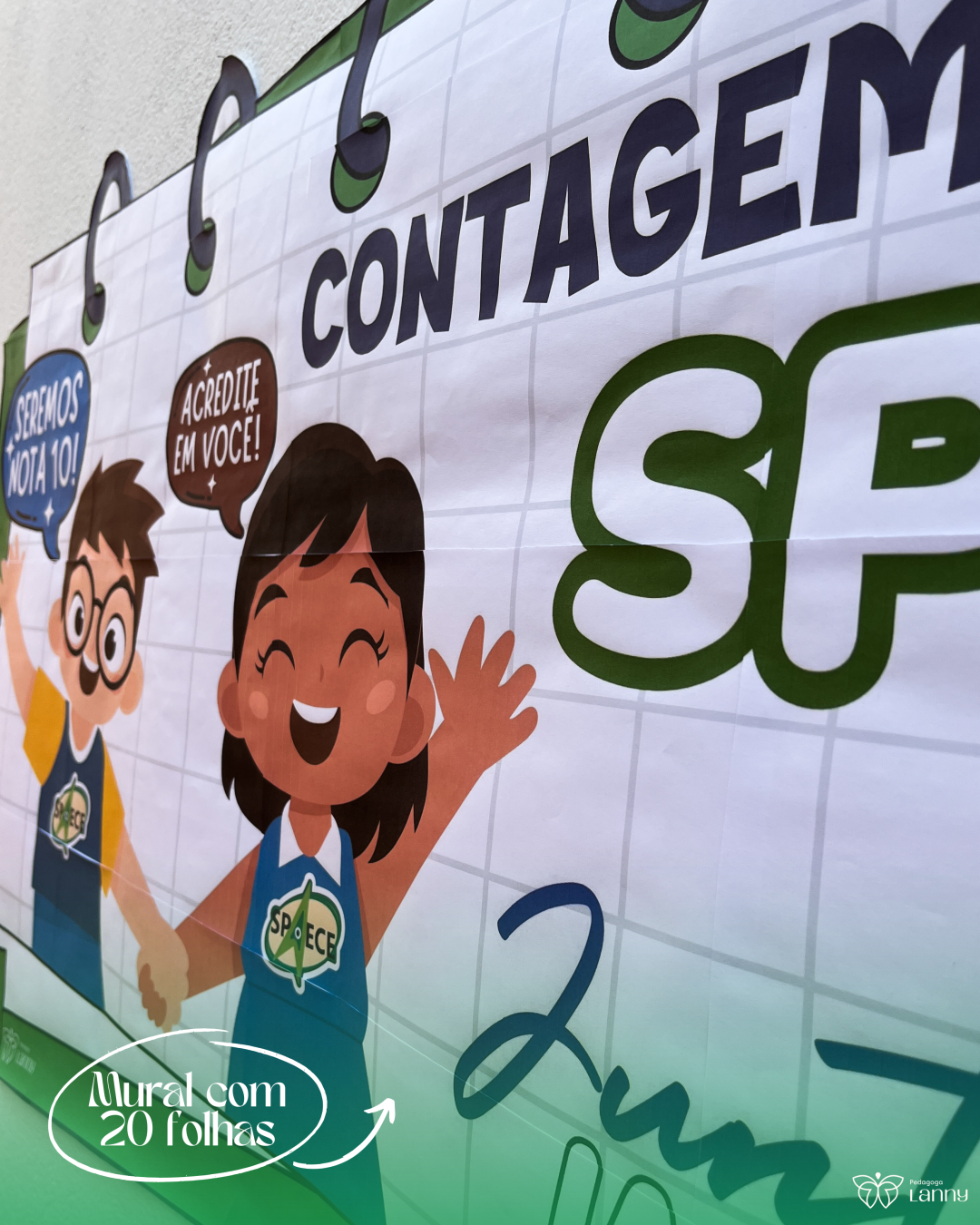 Contagem regressiva + card + adesivos para lápis - SPAECE (Sistema Permanente de Avaliação da Educação Básica do Ceará) - Imagem 4