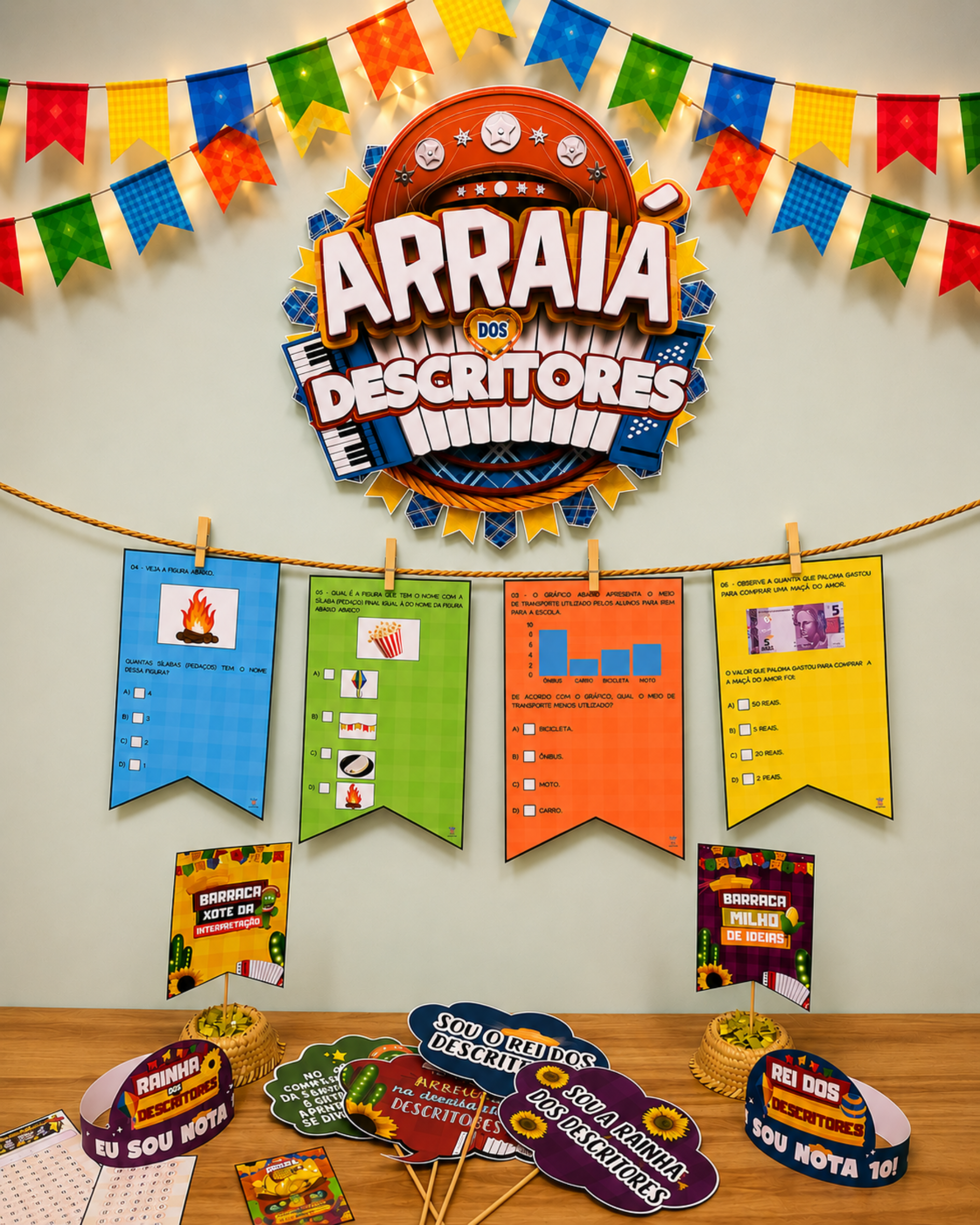 Arraiá dos descritores - 2º ano (Português) - Imagem 2