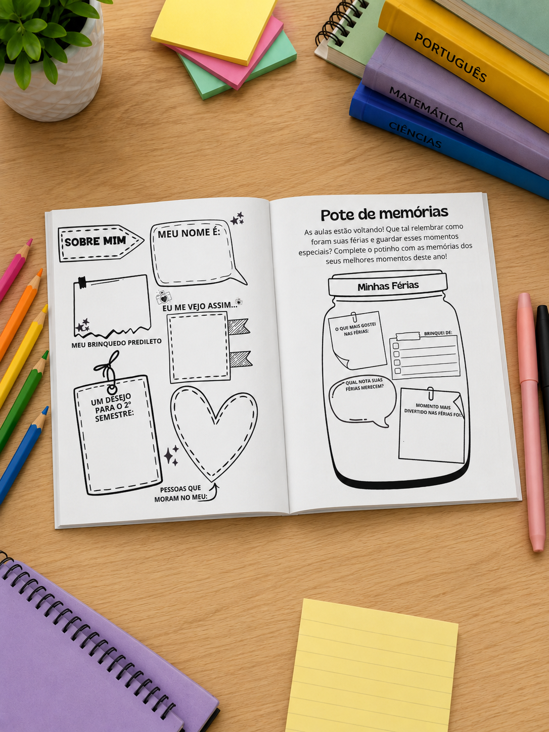 kit ✏️Volta às aulas ✏️2º semestre - Imagem 8