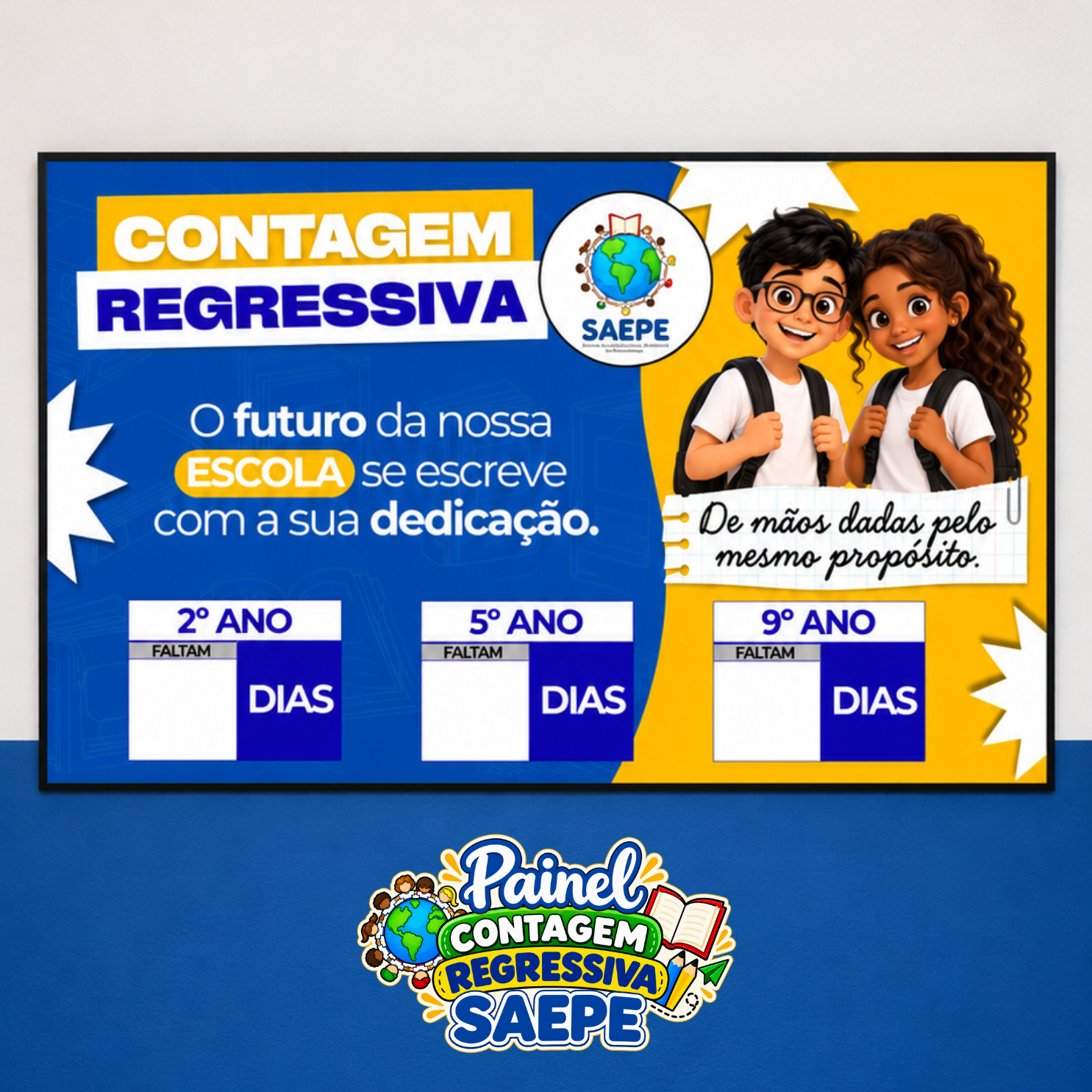 Painel para contagem regressiva SAEPE
